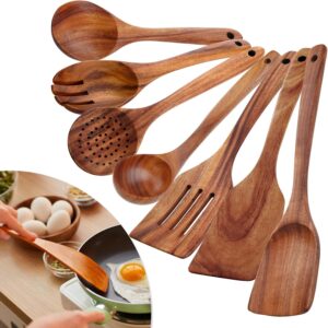 7pcs-wooden-spoons-for-cooking-utensil-set-with-hanging-hooks